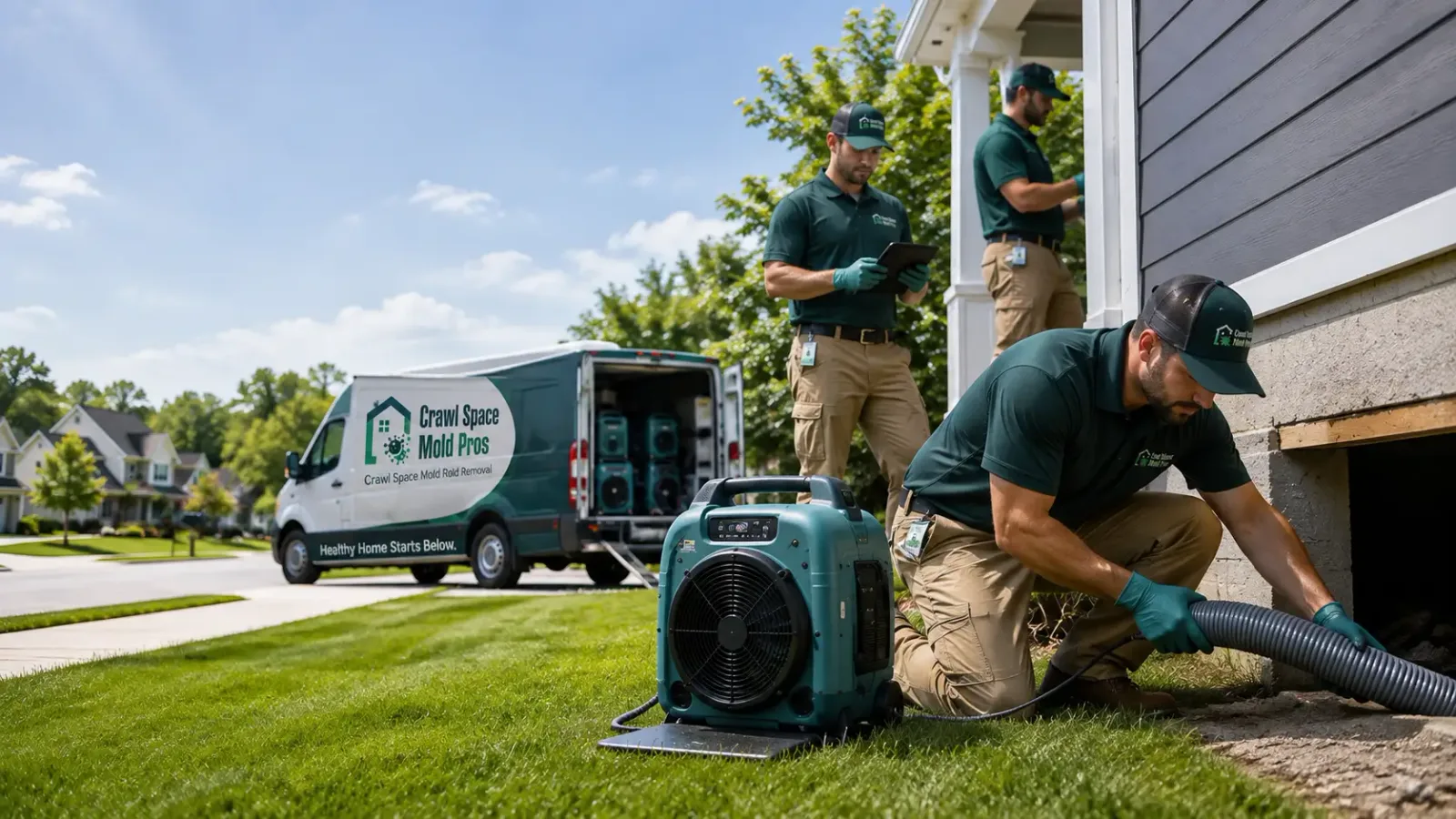 Crawl Space Mold Removal in Laneville, TX